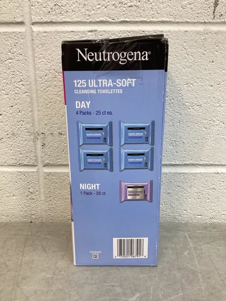 Neutrogena Makeup Remover & Night Calming Cleansing Towelettes, 25 ct., 5 pk.