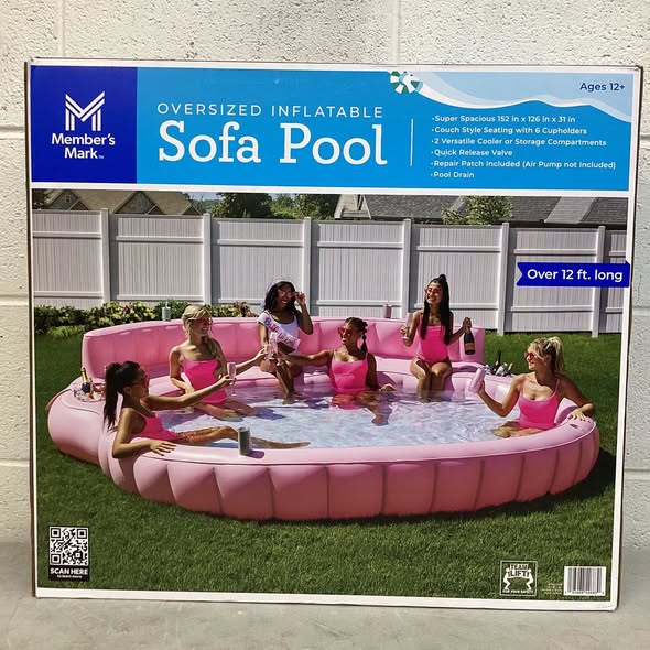 Member's Mark Oversized Inflatable Sofa Pool