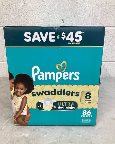 Pampers Swaddlers Ultra Diapers, Size 8 86 ct.