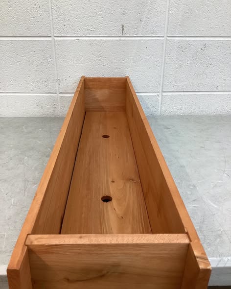 36 in. Rectangular Wooden Flower Planter Box Garden Yard Decorative Window Box