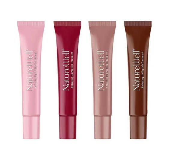 NatureWell Hydrating & Tinted Lip Peptide, 4-Pack