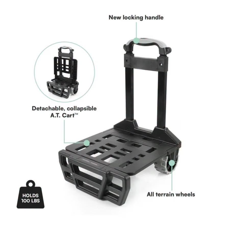 Arctic Zone PRO 50 Can Wheeled Cooler with Cart in Graphite