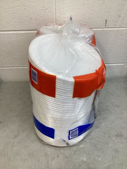 Hefty Supreme Foam Disposable Lunch Plates, 8 7/8", 250 ct.