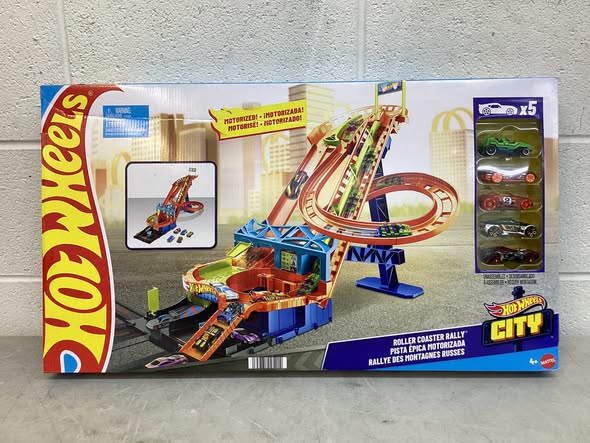 Hot Wheels Roller Coaster Rally Playset
