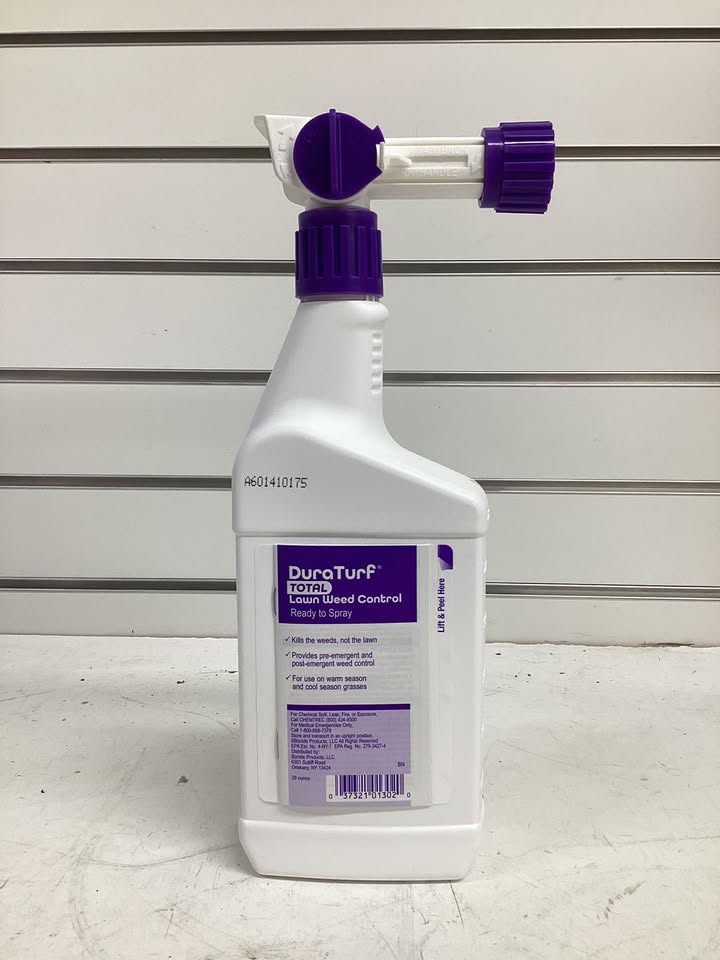 Bonide DuraTurf 29 oz Total Lawn Weed Control Ready-to-Spray, Kills and Prevents Weeds