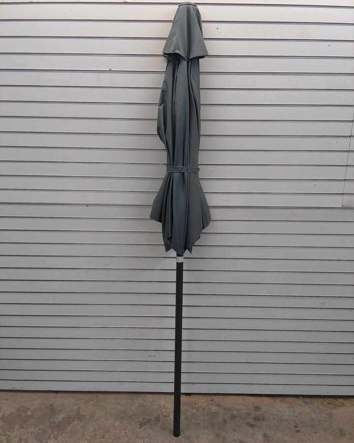 Outdoor Market Patio Umbrella w/ Push Button Tilt, Crank Lift - 7.5ft