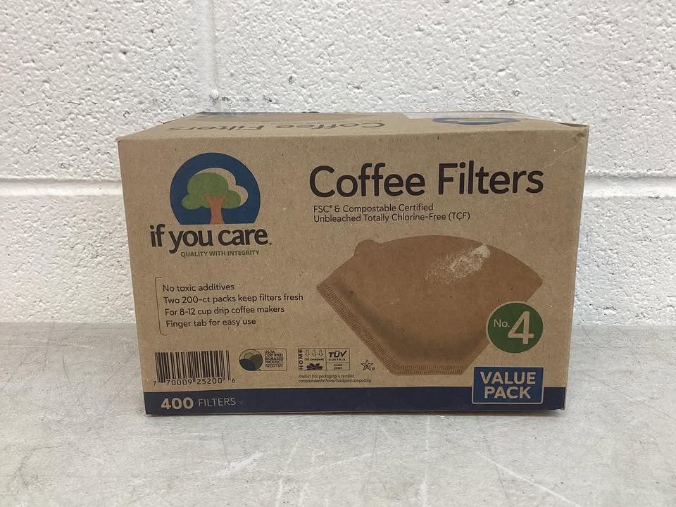 If You Care #4 Unbleached Coffee Filter, 400 ct.