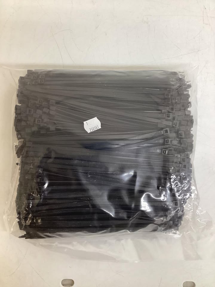 Southwire 7.6” Black Cable Ties, 1000ct