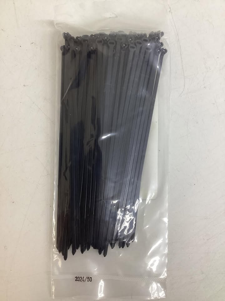 Southwire 6.3” Metal Barbed Cable Ties, 100ct