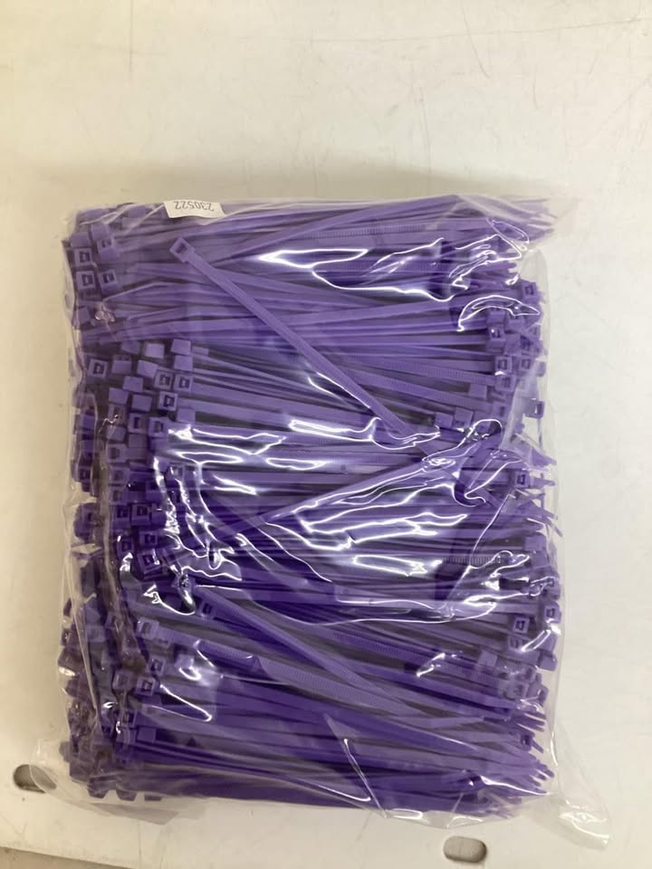 Southwire 5.7” Purple Cable Ties, 1000ct