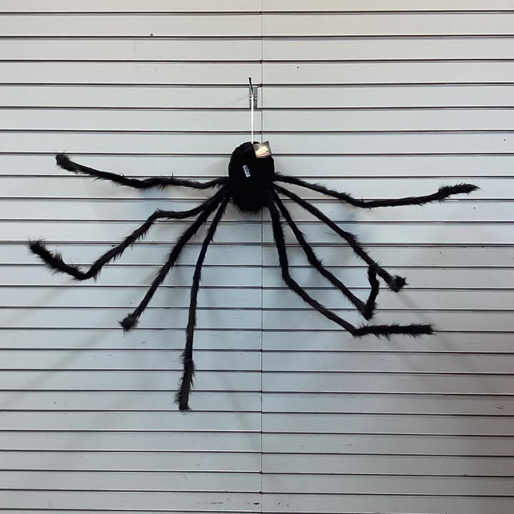 80" Plush Spider XXL Black Halloween Decorative Prop - Hyde and EEK! Boutique