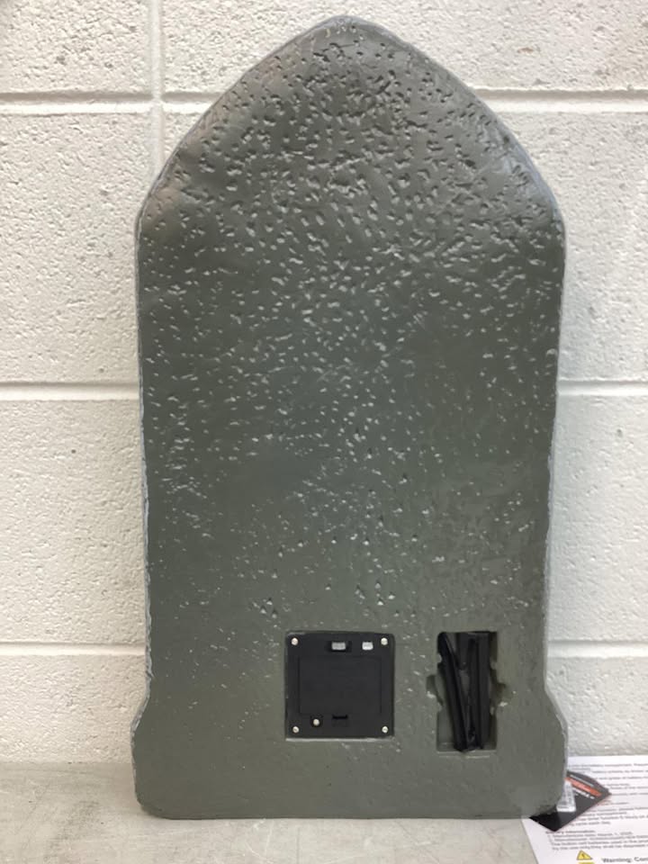 21" 'RIP' Lit Plastic Tombstones Halloween Decorative Prop Gray - Hyde and EEK! Boutique