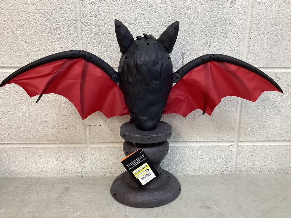 Hyde & EEK! Boutique Retro Bat on Pedestal