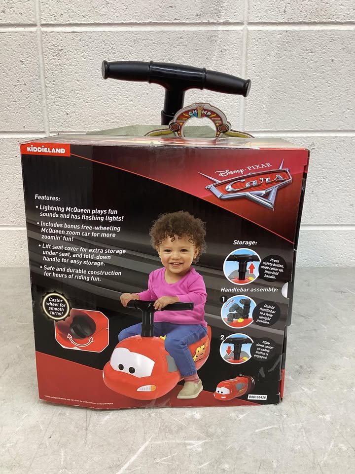 Lightning Mcqueen 2 in 1 Zoom Ride-On with Zoom Car