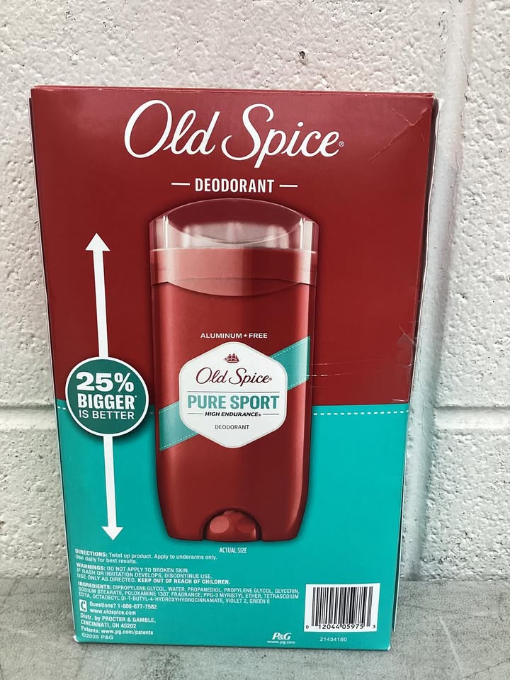 Old Spice High Endurance Deodorant, 48-Hr. Protection, Pure Sport, 3.0 oz., 5 pk.