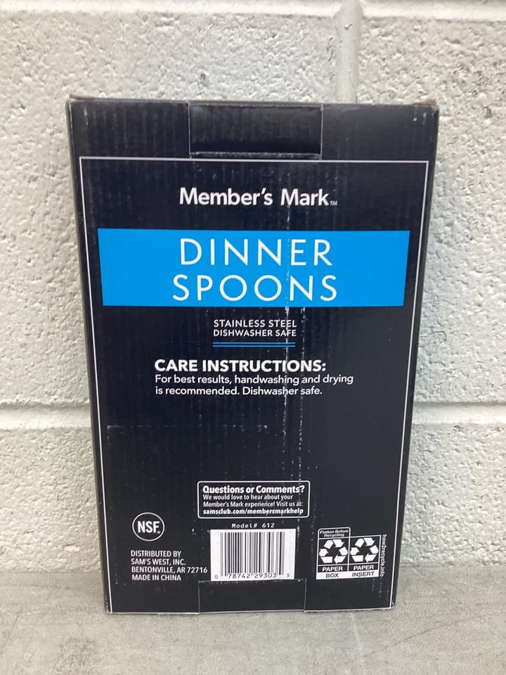 Members Mark Dinner Spoons, 36Pcs