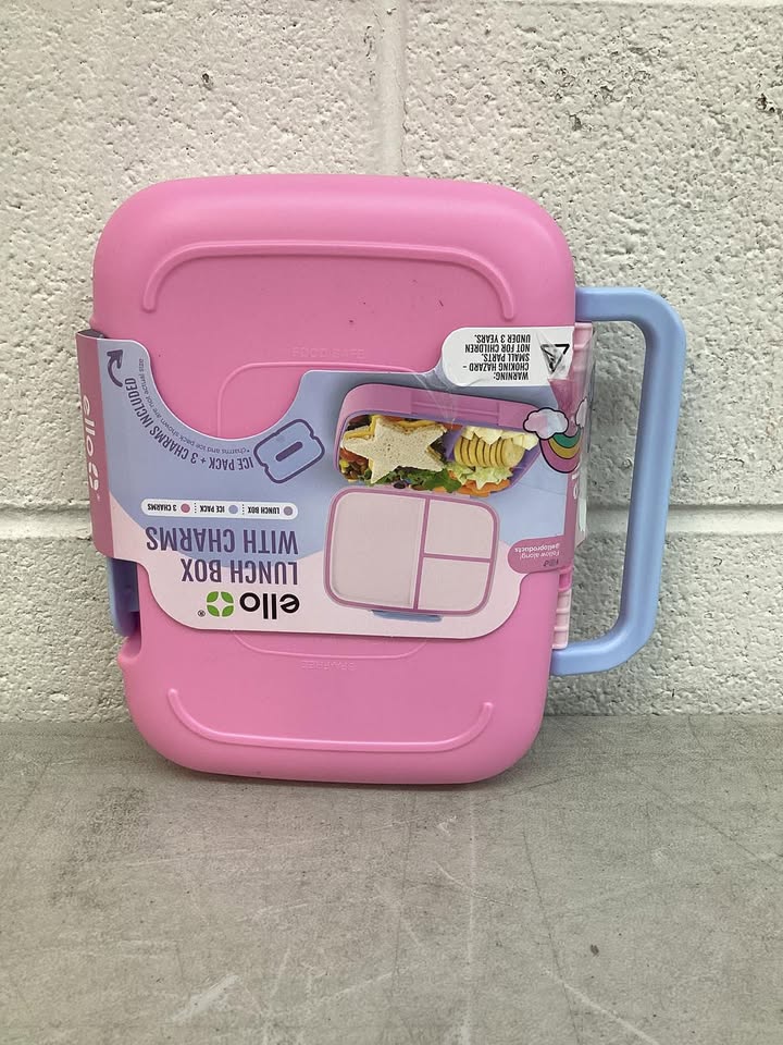 Ello Benni Kids Bento Lunch Box with Carry Handle & Ice Pack