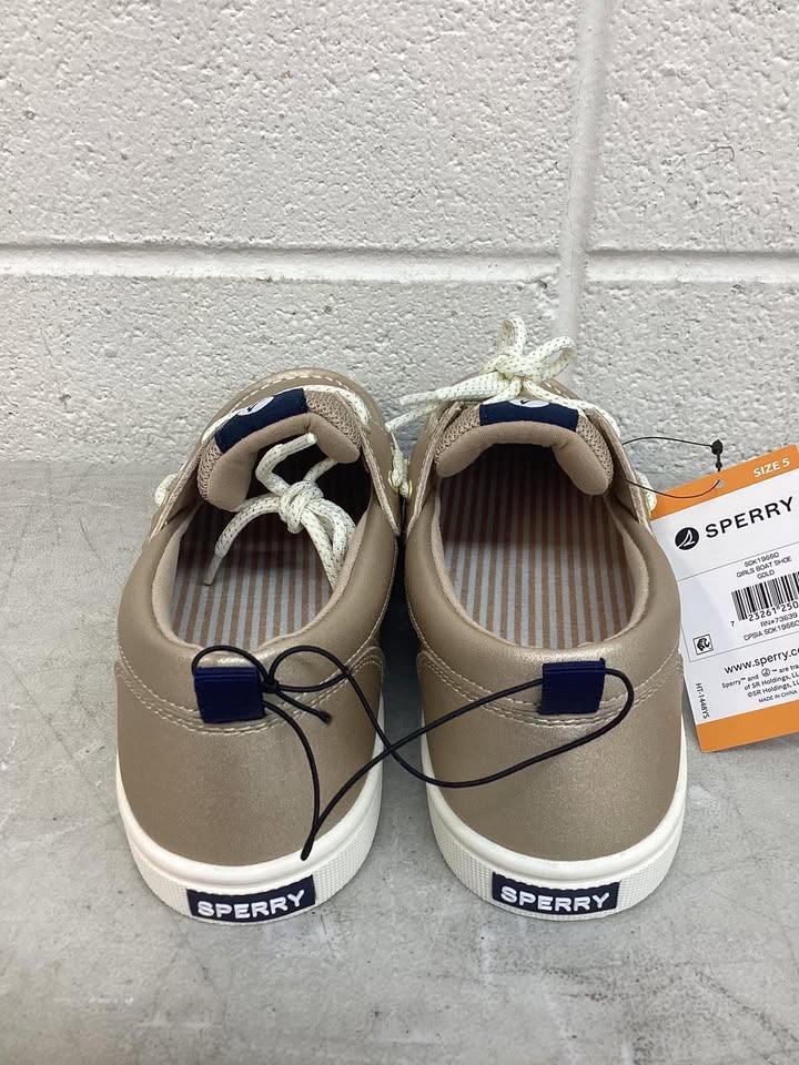 Sperry Girls Boat Shoe, Size 5
