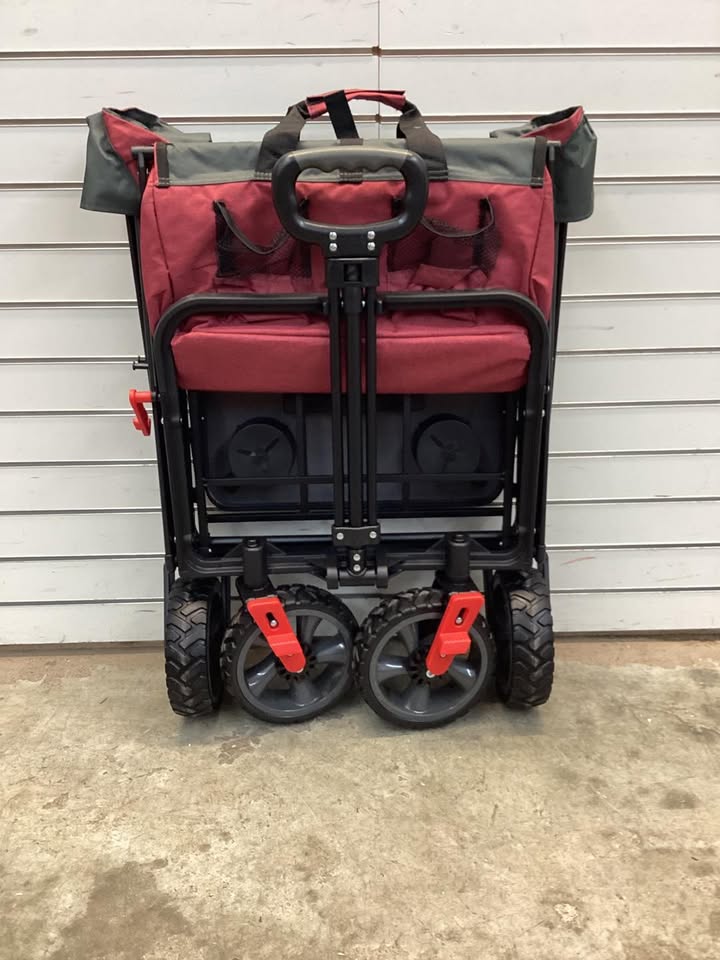 Mac Sports Folding Wagon with Tailgate and Table