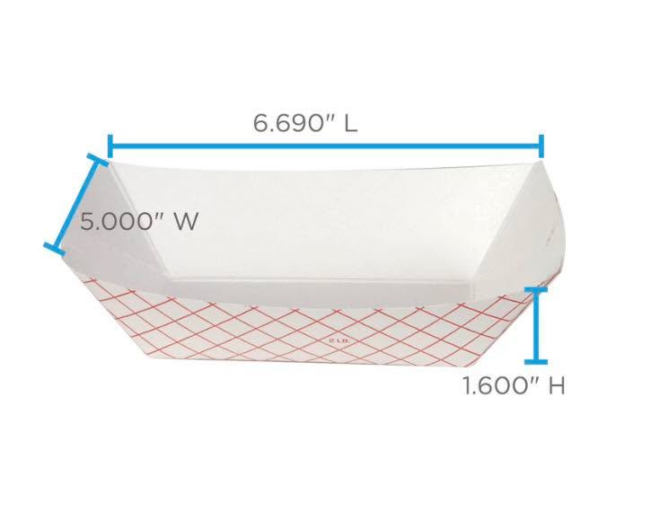 Member's Mark 2lb. Heavy Duty Paper Food Trays 750 ct.
