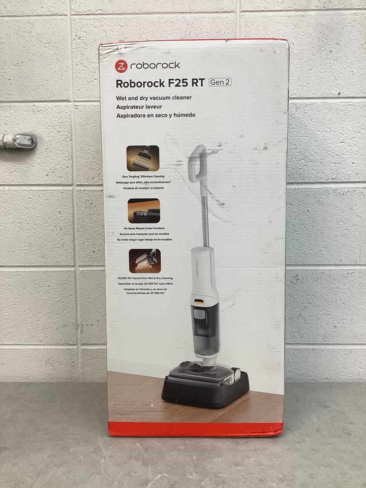 Roborock F25 RT Gen 2 Vacuum Mop All-in-One, Cordless Wet Dry Vacuum Cleaner, 20000Pa Floor Cleaner