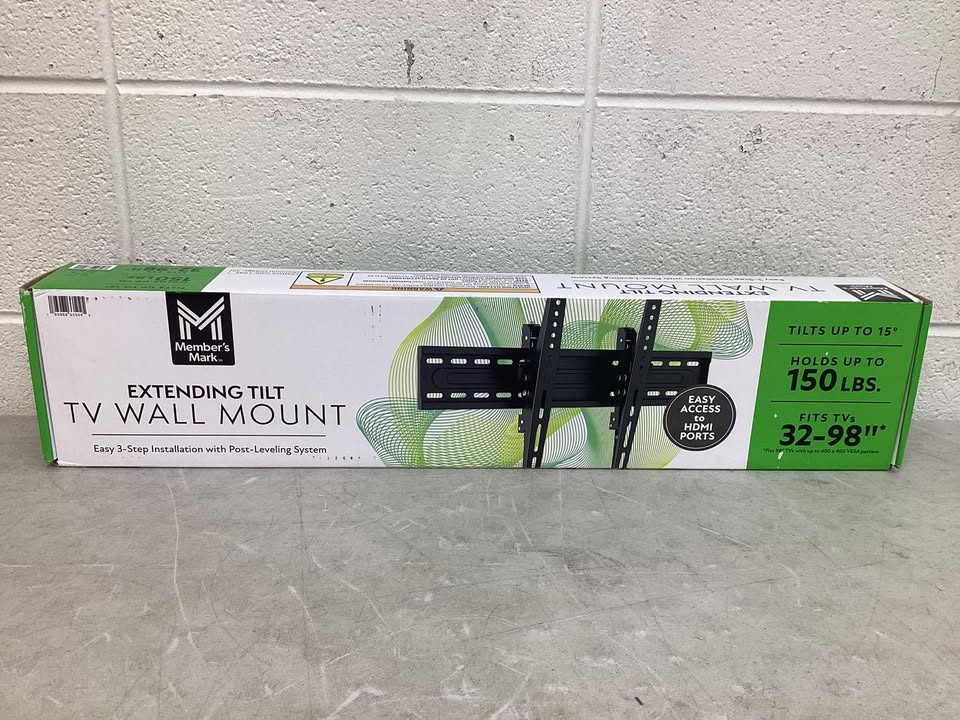 Member's Mark Tilt TV Wall Mount, 32" - 98" TVs
