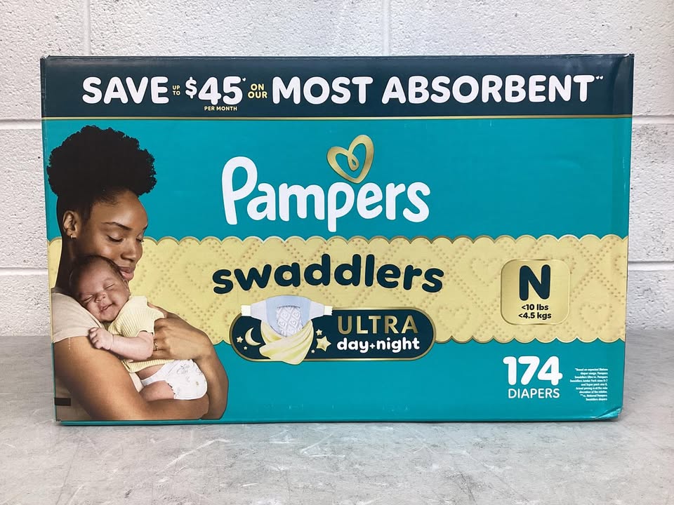 Pampers Swaddlers Ultra Diapers, Size Newborn, 174 ct.