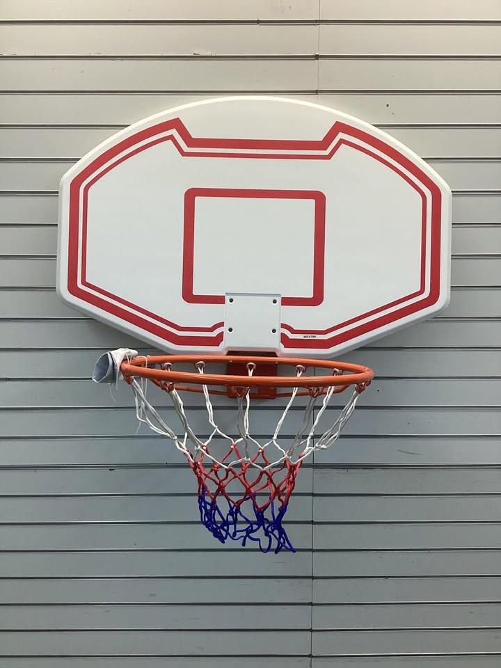 Costway Large Wall Mounted Basketball Hoop with Shatter-proof Backboard