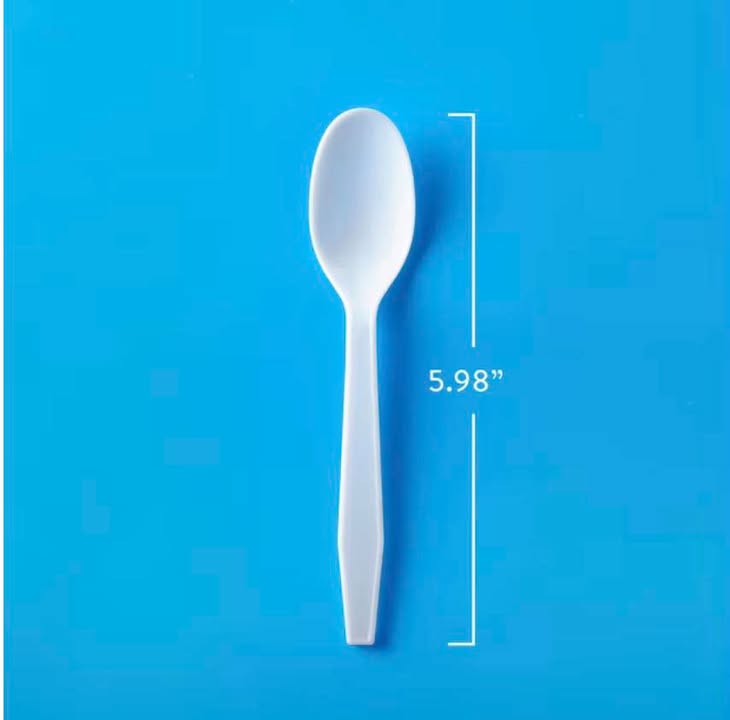 Member's Mark Heavyweight White Plastic Spoons, 600 ct.