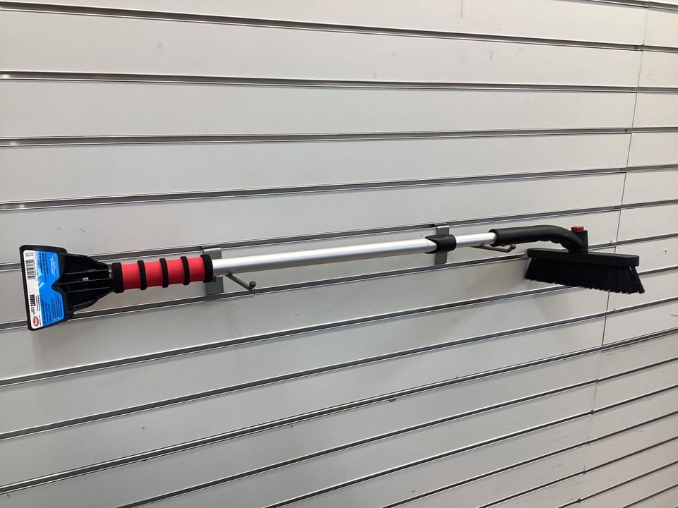 Hopkins Mallory 52" Polar Vortex Extending Snow Broom & Ice Scraper