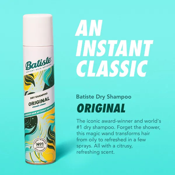 Batiste Dry Shampoo, Original Fragrance, Mini Travel Size 1.06 oz