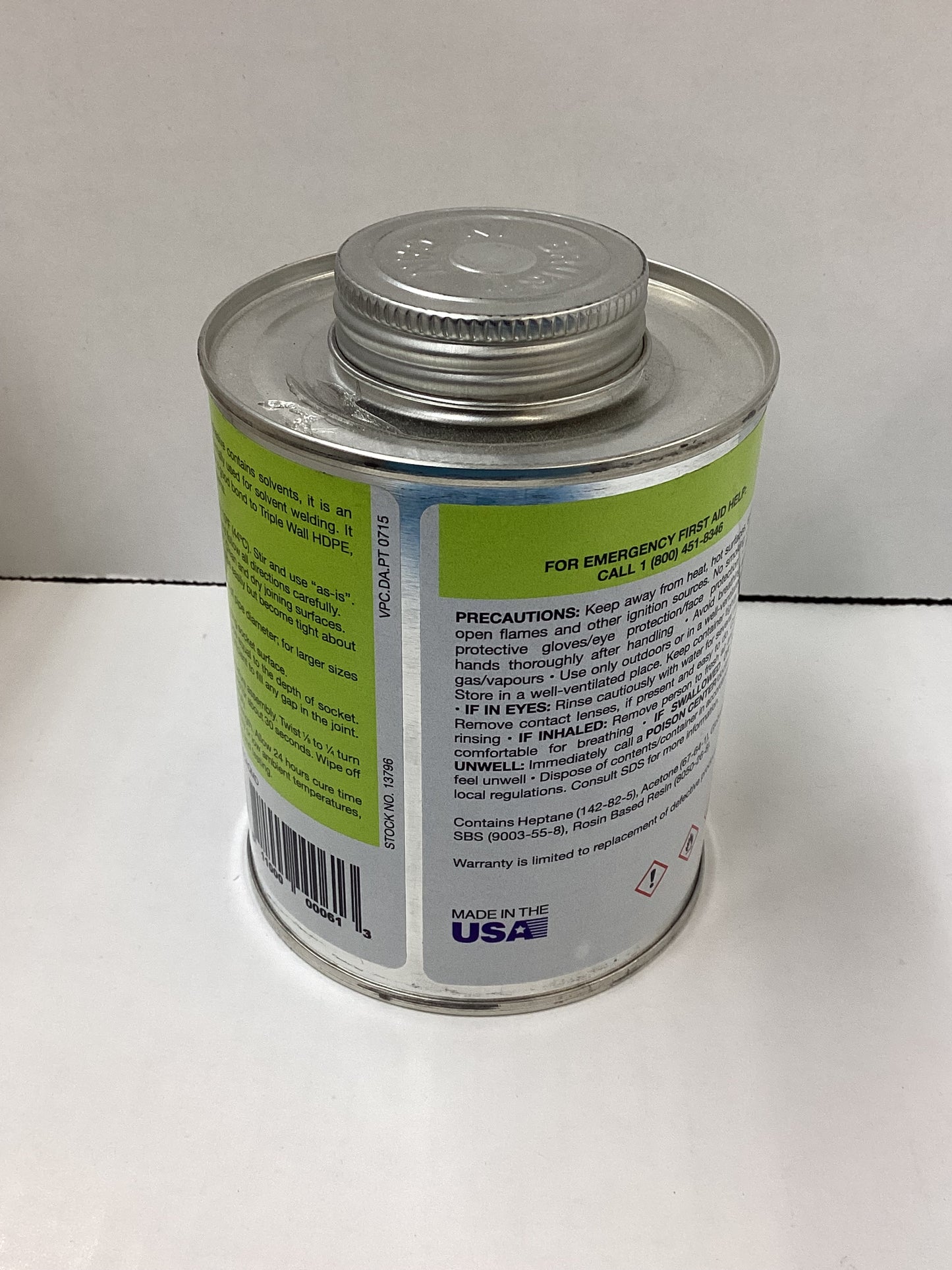 Drainage Adhesive 16 oz. Low VOC Clear Drainage Adhesive VPC 60