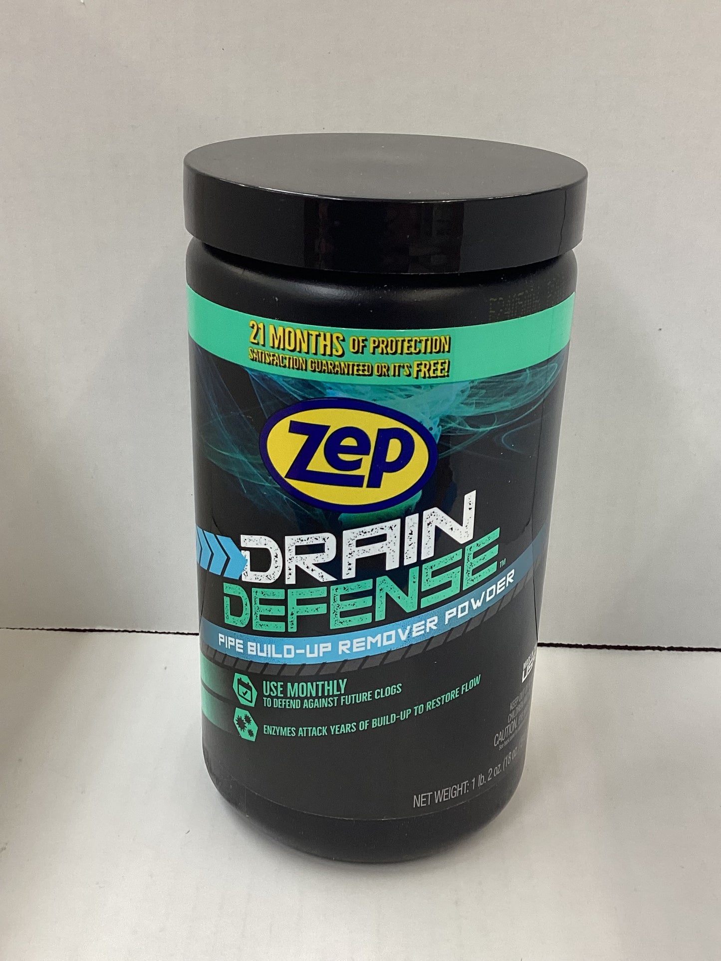 Zep Drain Defense Powder Build-Up Remover 18 oz
