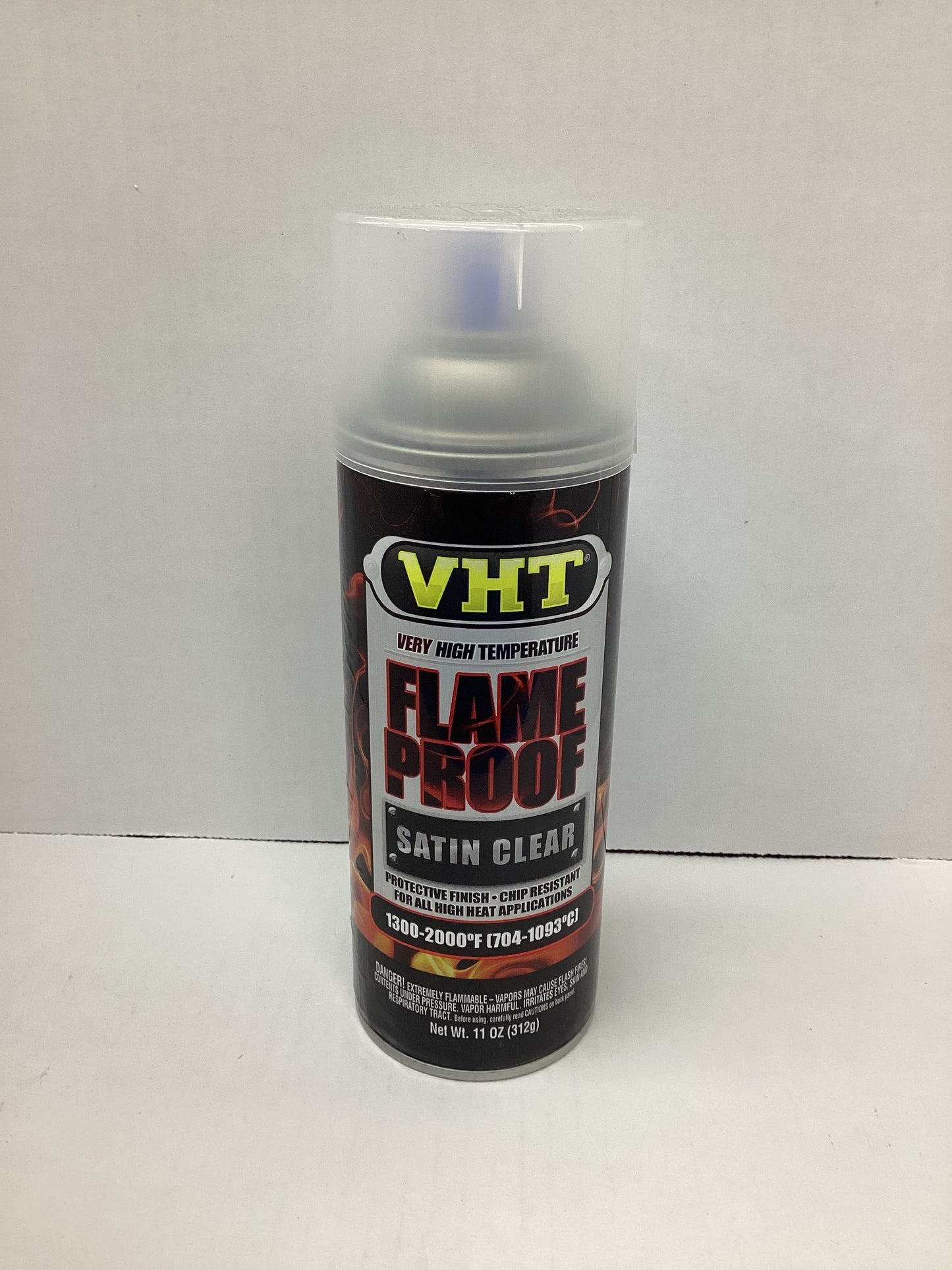 VHT Satin Clear Flameproof High Heat Paint 11oz