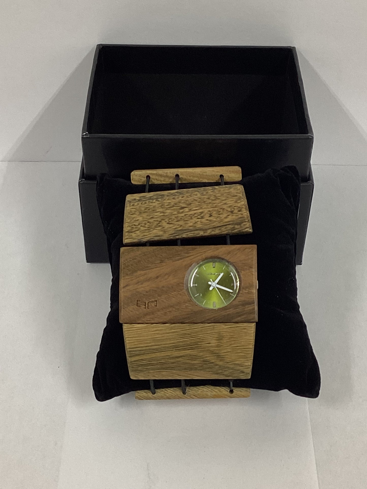 Vestal RoseWood Cuff Watch, Splash Resistant, Stainless Steel
