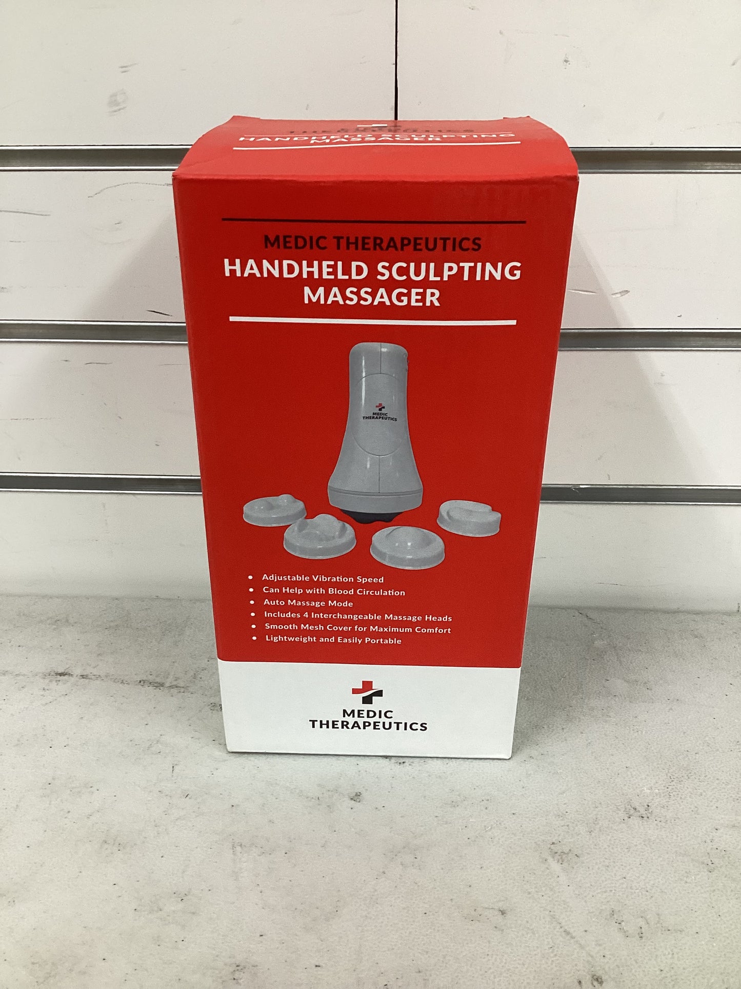 Medic Therapeutics Handheld Sculpting Massager w/ 4 Interchangeable Heads