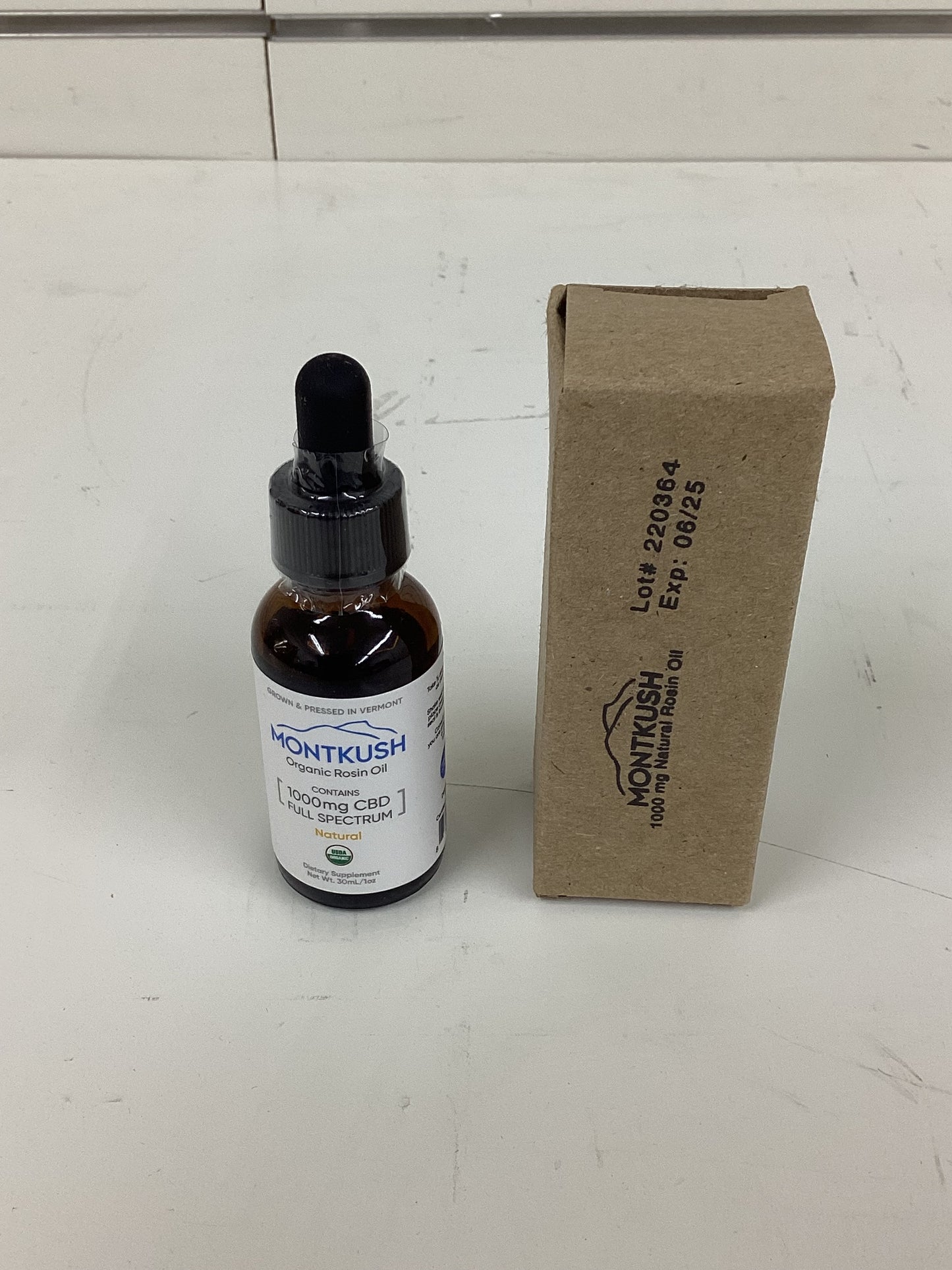 MontKush Natural - CBD Oil Drops 1000mg