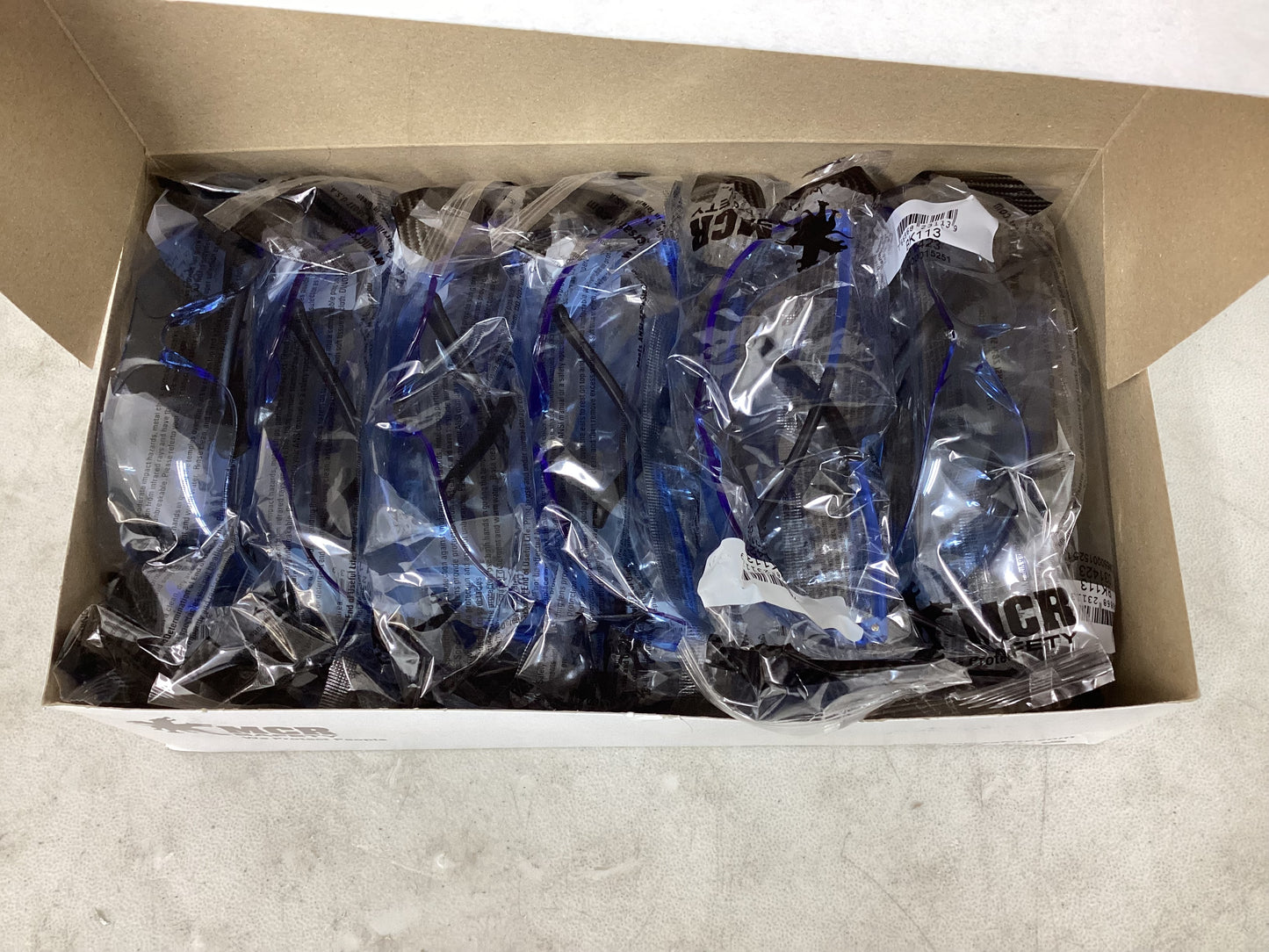 MCR Safety MCR Crews BK113 Bearkat Safety Glasses Blue Lens 12 Pairs MCRBK113