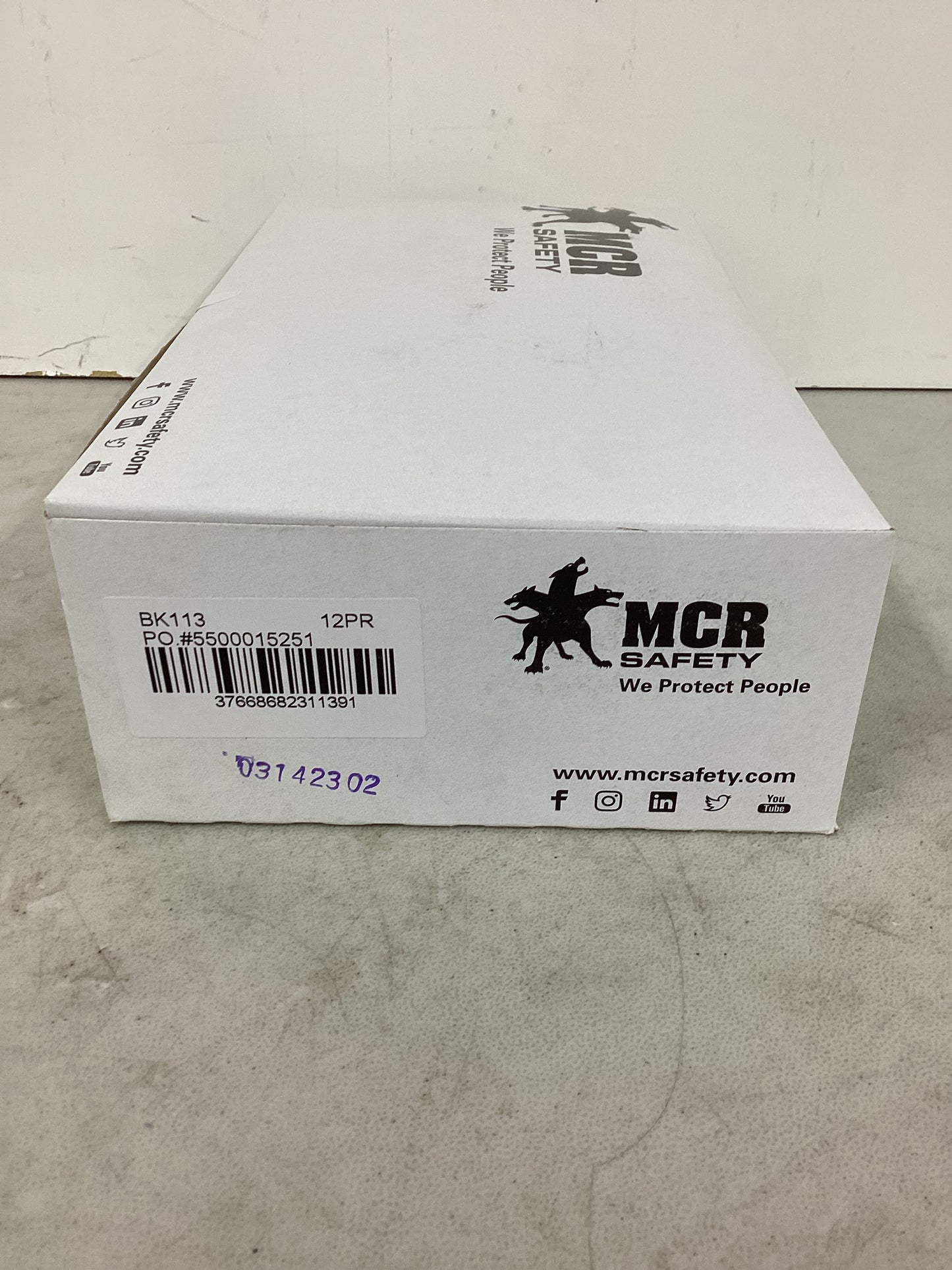 MCR Safety MCR Crews BK113 Bearkat Safety Glasses Blue Lens 12 Pairs MCRBK113