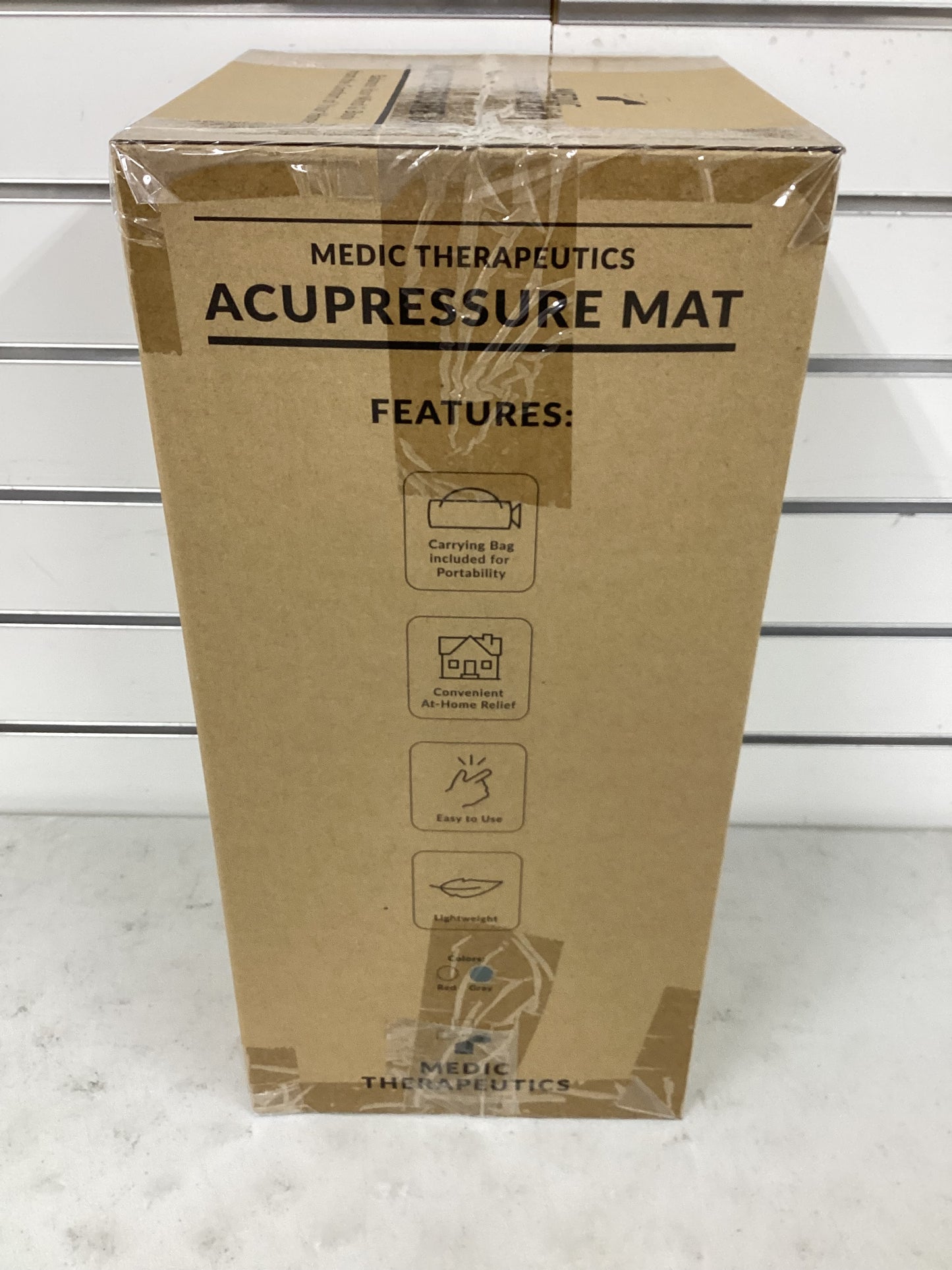 Medic Therapeutics Acupressure Mat & Pillow Set w/ Carrying Bag