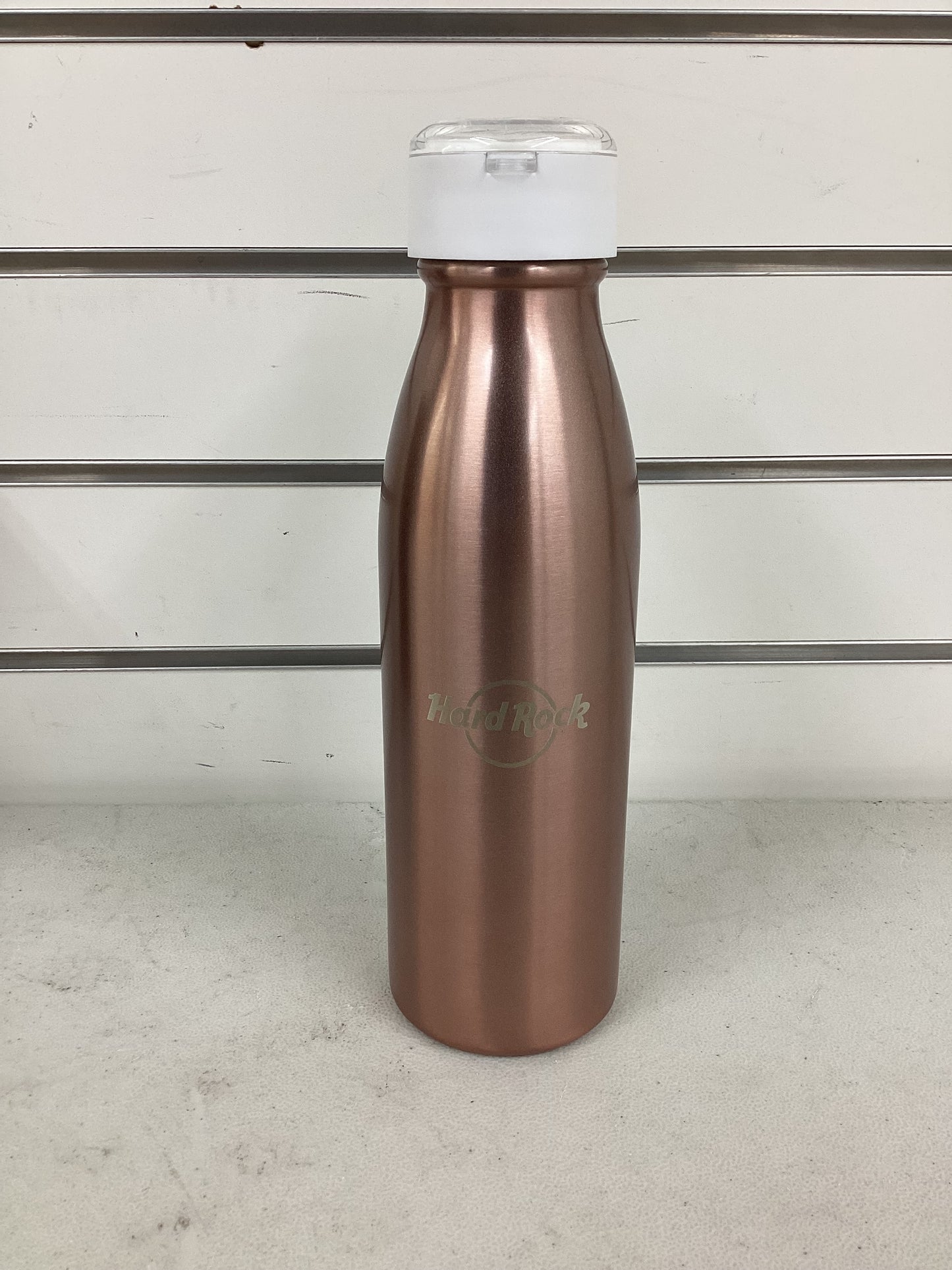 Hard Rock Beverage Bottle with Bluetooth Wireless Earbuds