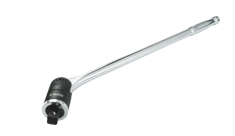 Klutch 24in. Ratcheting Breaker Bar, 3/4in. Drive, Flex Head