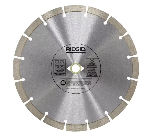 RIDGID 10 in. Segmented Diamond Blade