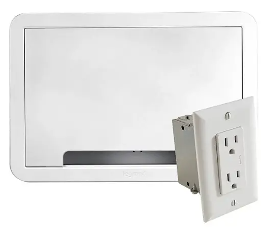 Sanus - TV Media In-Wall Box W/ Power Supply Kit - 9"
