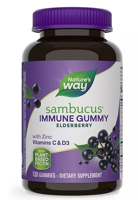 Nature’s Way Sambucus Elderberry Gummies, 120 ct.