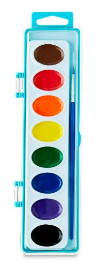 Pen + Gear 8 counts Semi-Moisture Watercolor Paints