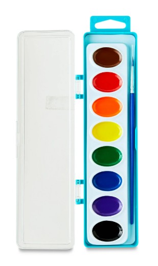 Pen + Gear 8 counts Semi-Moisture Watercolor Paints