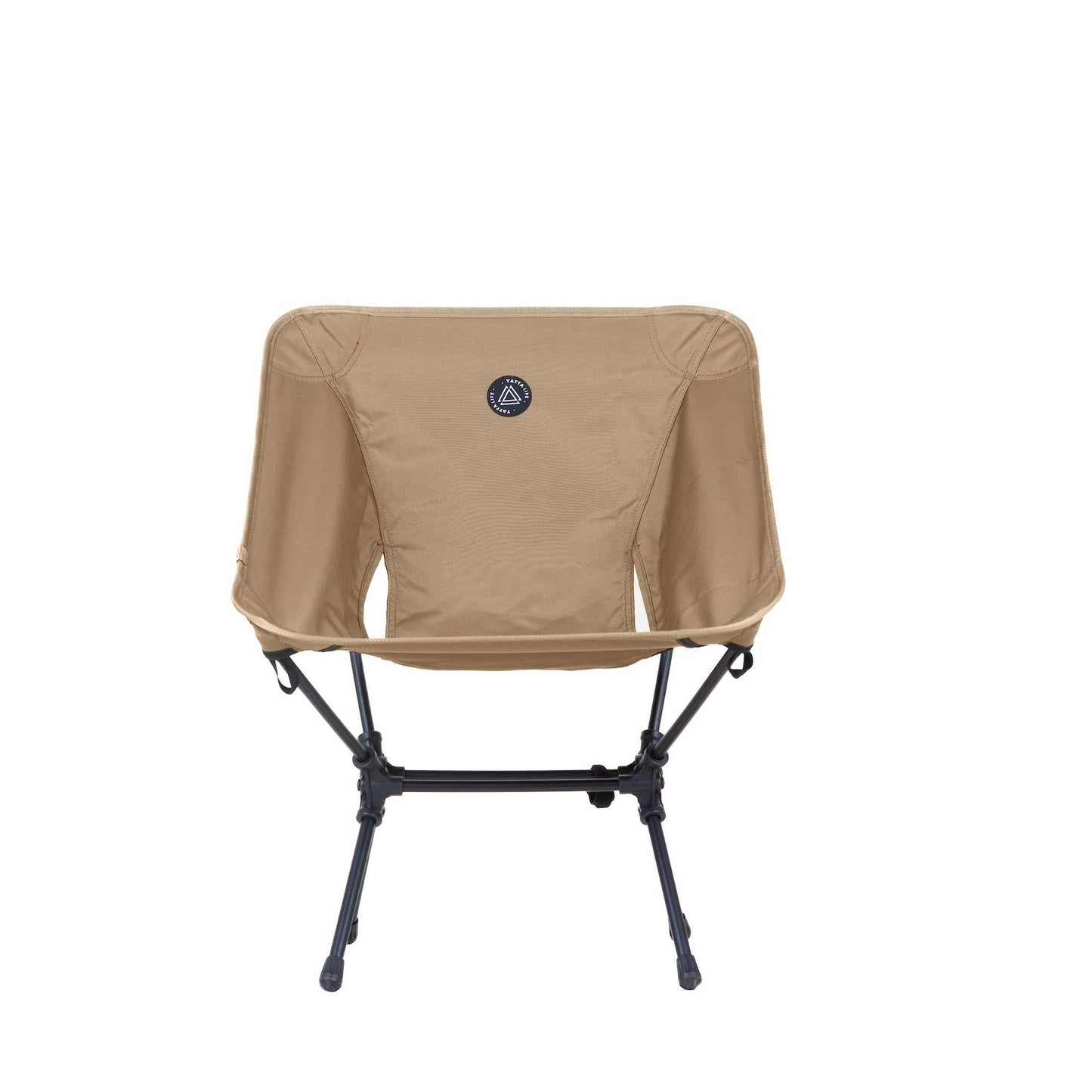 Ultralight Folding Camping Chair – Low Back, Portable Outdoor Chair with Storage Pouch, Army Green