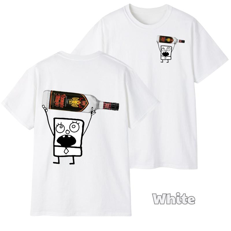 Doodlebob Rumple Minze 2-Sided Shirt for Men & Women - Cotton Crew Neck Unisex Top, Perfect Gift for All
