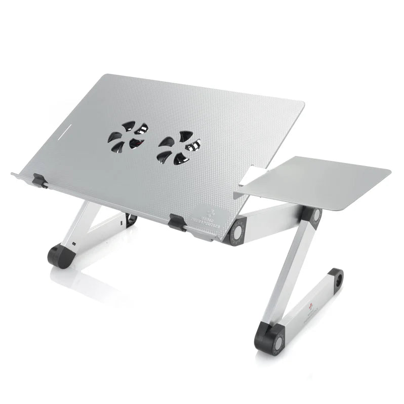 Medic Therapeutics Adjustable Laptop Desk With Cooling Pad & Mouse Pad